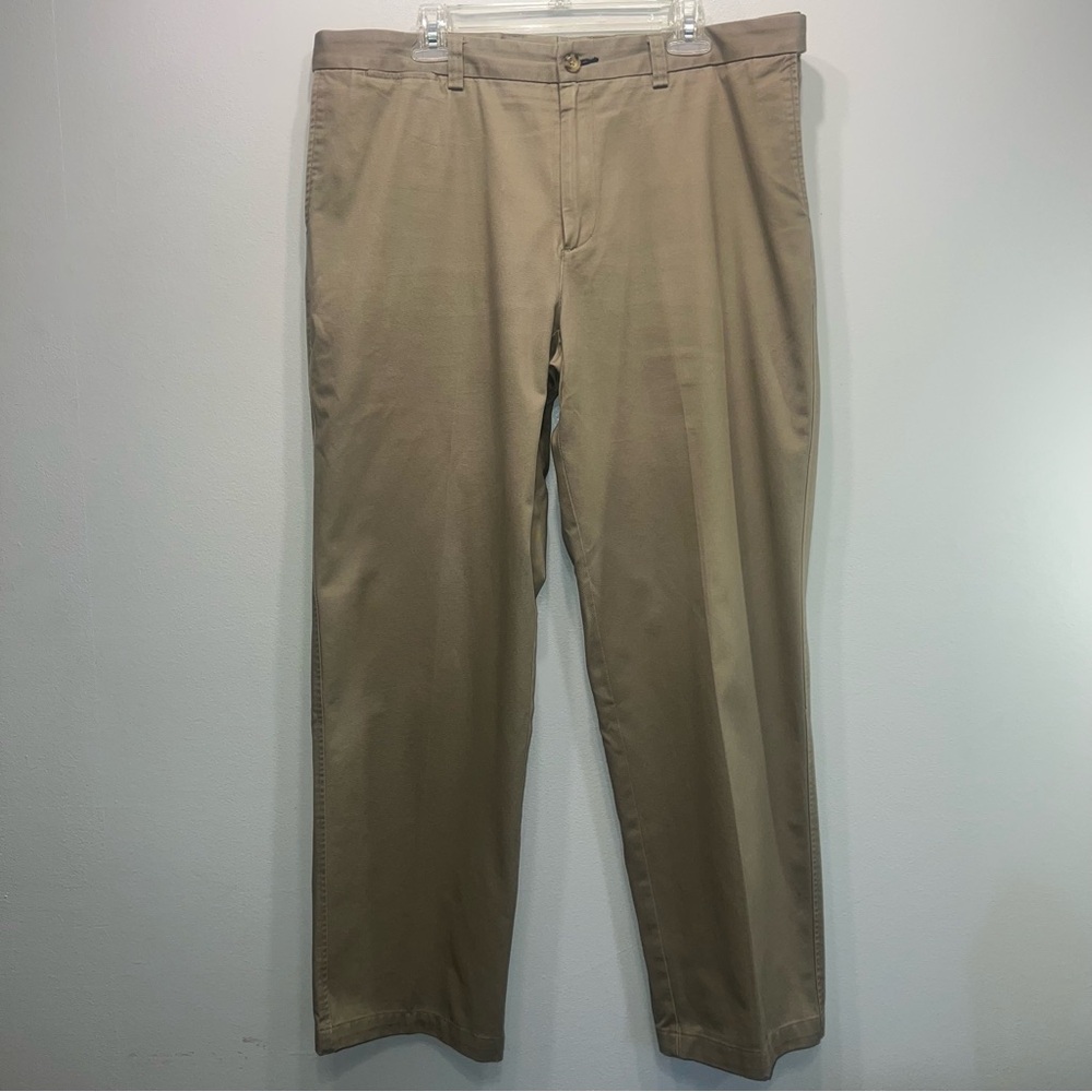 Duluth Trading Company Khaki Pants Mens Size 36x32 Adjustable Waist Cotton
